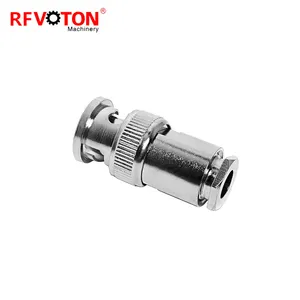 Straight Male Solder BNC clamp Connector For RG58 CCTV Camera TV Antenna