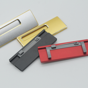 Targhetta in alluminio e metallo personalizzata con taglio Laser con <span class=keywords><strong>nome</strong></span> personalizzato e Logo distintivo magnetico uniforme - Product Image 6