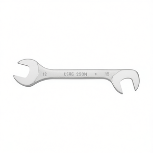 Usag 250n Open End <b>Wrench</b> 12mm 12mm Double Size Chrome Vanadium Steel - Product Image 2