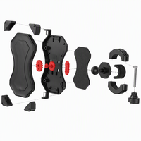 Supporto Manubrio Regolabile a 360 Gradi °   Supporto per Telefono da Bicicletta Antiurto e Antiscivolo per MTB, Bici da Strada, Bici da Città ed E-Bike