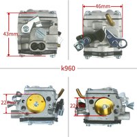 Carburador de motosierra Hus Qvarna K960 WJ3 502623201 544266101 de alto rendimiento
