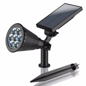 ไฟสปอร์ตไลท์พลังงานแสงอาทิตย์ Aibo สำหรับสวน 7 LED แสงสีขาว ไฟสนามหญ้ากลางแจ้ง ประหยัดพลังงาน สำหรับสวน วิลล่า ลานบ้าน - Product Image 2