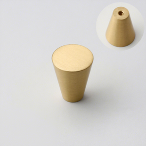 황동 캐비닛 도어 손잡이 모음 모던 빈티지 스타일 북유럽풍 고급 싱글 홀 주방 찬장 서랍용 - Product Image 5