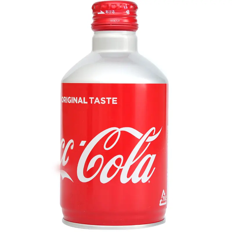 Wholesale Japan Coca Exotic Drinks Cola Sparkling Water Soft Drinks Bullet Shape Cola Carbonated Soda Drinks 300ML