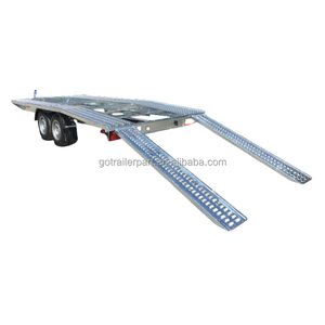 <span class=keywords><strong>Remorque</strong></span> Porte-Voiture PTAC 3500KG <span class=keywords><strong>avec</strong></span> Rampe, en Acier, Plateau Plat <span class=keywords><strong>avec</strong></span> Tôle Perforée, <span class=keywords><strong>Remorque</strong></span> <span class=keywords><strong>de</strong></span> Transport <span class=keywords><strong>de</strong></span> Véhicules OEM ODM - Product Image 4