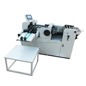 Fully Automatic Paper Sheet Greeting Card Leaflet Creasing and Folding Machine