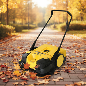 Nettoyeur de sols électrique et manuel autotracté pour 4 heures de nettoyage, avec <span class=keywords><strong>balai</strong></span> de voirie en plastique et <span class=keywords><strong>balai</strong></span> <span class=keywords><strong>rotatif</strong></span> - Product Image 3