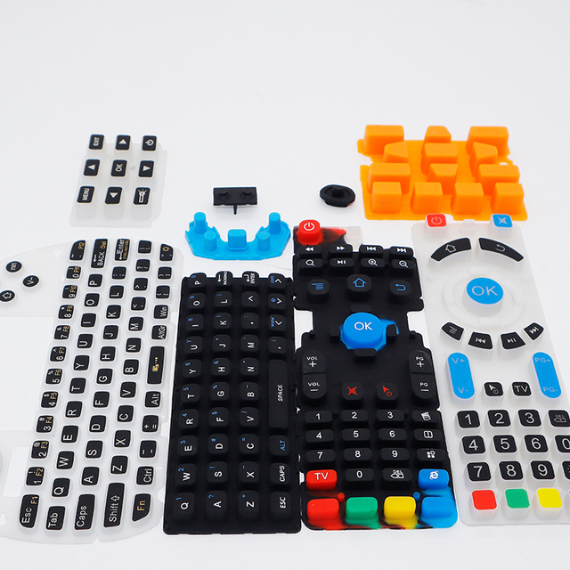 Silicone Button Waterproof Rubber Electronic Key Switch Color Silk Screen Silicone Rubber Products Can Be Customized