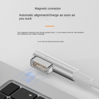 Câble de charge magnétique Type-C mâle vers Lightning 1,8 m PD 100 W pour MacBook Air Pro avec options de connecteurs en L et en T