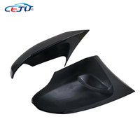 Tapas de la cubierta del espejo retrovisor del coche estilo M de aspecto de carbono ABS negro brillante para Toyota Corolla 11th Gen Axio Fielder 2014-2018-2022