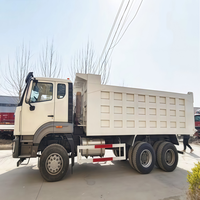 Camion benne minier diesel Sinotruk Howo 6x4 d'occasion, 371 CV, 20 m³, 40 tonnes, pour transport lourd et construction