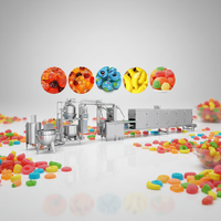 Automatische productielijn voor vitamine-softcandy, gummy's en gelatine van roestvrij staal, inclusief machine voor het maken van beren-vormige jelly candy's