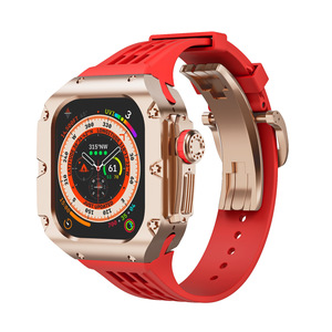 Estuche de titanio para <span class=keywords><strong>Apple</strong></span> <span class=keywords><strong>Watch</strong></span> Estuche modificado iWatch Estuche protector integrado de gama ULTRA ALTA 49mm - Product Image 4