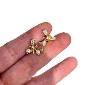 22357DIY S925 Joyería de Plata, Soporte Hueco para Pendientes con Múltiples Perlas, Hebilla para Perlas de 7-9mm, Accesorios para Perlas DIY, Accesorios para Pendientes - Product Image 4