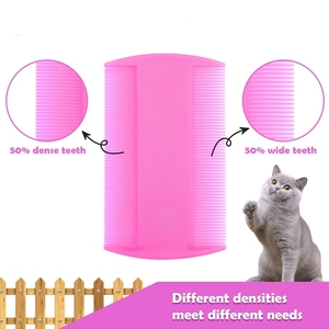 Bán Buôn Pet Flea Chấy Lược Con Chó Chải Chuốt Lược Thép Không Gỉ Đánh Dấu Lược Chấy Loại Bỏ Bàn Chải Thiết Lập Cho Chó Mèo - Product Image 2