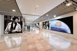 โมดูล LED P1.86ภายในอาคารความละเอียดสูงหน้าจอแสดงผลแบบ LED แผงติดผนังขนาด320*160มม. สำหรับการโฆษณารถไฟใต้ดิน - Product Image 5