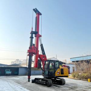 Mini pelle sur chenilles Yahe DR-80 pour la construction de fondations, avec moteur ISUZU 55KW, système entièrement hydraulique - Product Image 2