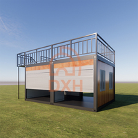 Fabrication de maisons préfabriquées en conteneurs à double étage sur mesure avec douche et salle de bain pour une utilisation en extérieur, design moderne