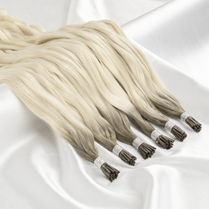 LeShine 2024 New Natural Wave Extensiones de cabello humano i tip Extensiones de cabello humano itips (Color claro) - Product Image 2