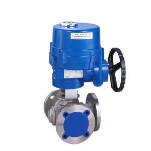 Venta de Liquidación COVNA B2B: Válvula de Bola Eléctrica de Acero Inoxidable de 3 Vías a Prueba de Explosiones, Tipo Regulador, con Brida - Product Image 3