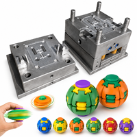 Pelota Giratoria 360° Personalizada, Juguete Sensorial Antiestrés Educativo para Niños, Molde de Inyección de Plástico de Alta Precisión