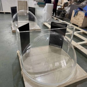 ตู้ปลาอะคริลิกใสคุณภาพสูง หรูหรา (รุ่นทรงกระบอก) แข็งแรง ทนทาน ปรับแต่งได้ เป็นมิตรกับสิ่งแวดล้อม รับประกัน 5 ปี - Product Image 5