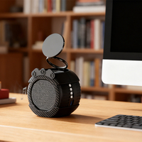 Speaker Mini V5.3 dengan Penyangga Ponsel, Power Bank, LED RGB, Suara yang Ditingkatkan, Desain Premium