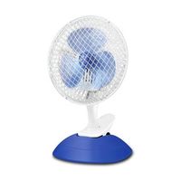 Ventilateur de table portable mini électrique en plastique de 6 pouces/18 W avec clip