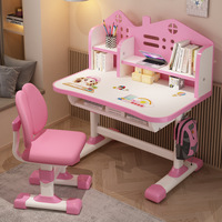 Ensemble Table et Chaise d'Étude Moderne pour Enfants, Meubles en Bois et Plastique pour École, Extérieur, Salle à Manger, Chambre, Hôtel, Salon