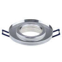 Cadre de lampe en verre rond/carré pour GU10 MR16 Plafond LED Down Light Housing projecteur luminaire