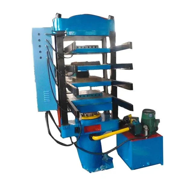 Máquina de vulcanización antivibración de goma resistente/máquina de vulcanización de alfombrillas de goma prensa de moldeo