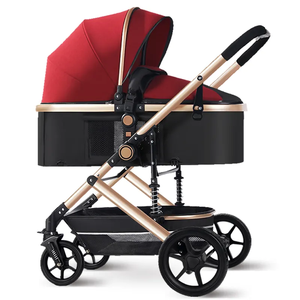 Poussette de luxe légère EN1888 Europe 3 en 1 : <span class=keywords><strong>porte</strong></span>-bébé, landau et siège auto pour enfants - Product Image 6