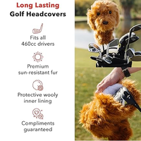 ASL Couvre-chef de pilote de golf pour chien en gros de haute qualité Couvre-chef de golf personnalisé en cuir PU