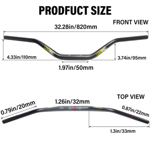 Kit di Conversione Manubrio e Morsetto <span class=keywords><strong>Moto</strong></span> da 32mm con Manopole, Accessorio <span class=keywords><strong>per</strong></span> Sistema Telaio <span class=keywords><strong>Moto</strong></span>, <span class=keywords><strong>per</strong></span> Dirt Bike e ATV CRF KLX - Product Image 6