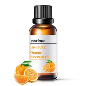 Óleo essencial de laranja doce orgânico puro, ingrediente natural para tratamento da pele, massagem para perda de peso, sem aditivos