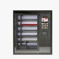 Distributeur automatique commercial personnalisable AM QDMECH, excellent effet de réfrigération, pour boissons et snacks en centre commercial