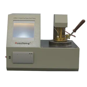 HuaZheng Fully Automatic Engine Oil Powerful Flash Point Test Equipment astm d92 cleveland flash point tester