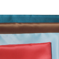 Tissu satiné imprimé écologique fluorescent 100% polyester 68Dx120D, doublure imitation soie sergé