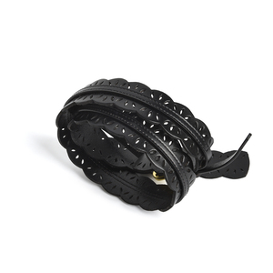 Nuevo Cinturón para Mujer con Diseño de Moda, Cintura Ajustada, Estampado a Cuadros, Correa Dividida, Hebilla de Aleación con Diseño de Calavera, Alta Resistencia, Estilo Casual - Product Image 3