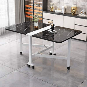 Mesa de <span class=keywords><strong>Comedor</strong></span> Plegable para el Hogar al por Mayor, Mesa Plegable para Escuela, Muebles Comerciales Modernos de Madera que Ahorran Espacio con Freno - Product Image 3