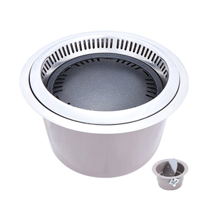 PINNOVO Coreano barbacoa Parrillas Cocina interior Mesa comercial Infrarrojo restaurante - Product Image 6