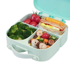 JM Cross-border Children's Kitty <strong>Meal</strong> Box Plastic Student Lunch Box Portable Compartmented Microwaveable Cute <strong>Fun</strong> - Product Image 3