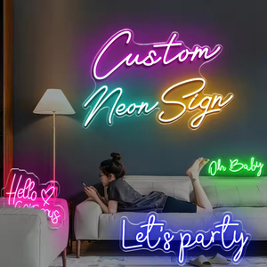 Custom Dimmable <b>LED</b> RGB Neon Lights Signs Personalized 3D Neon Wall Decor for Bar Bedroom Company Logo Name Office Use - Product Image 6