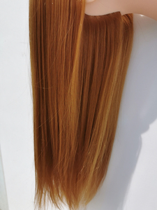 Tête de mannequin d'entraînement capillaire synthétique, pour femmes et hommes, lisses, vente d'usine - Product Image 6