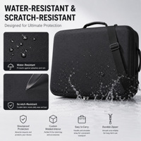 Étui de rangement rigide en EVA, universel, multi-usages, personnalisable avec logo imprimé, anti-chute, anti-poussière et durable, pour la vente en gros