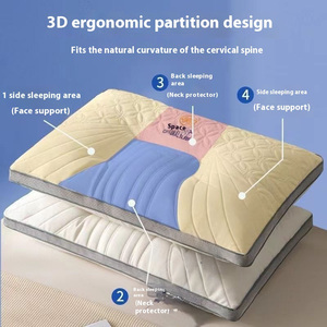 Giá Rẻ Giá Bộ Nhớ Bông Massage Gối 48*74Cm Cao Su Thiên Nhiên Gối Thái Thiết Kế 3D Cổ Tử Xương Sống Chăm Sóc Giường Gối - Product Image 3