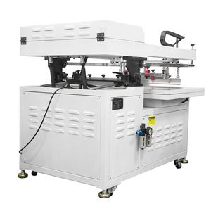 Machine de sérigraphie semi-automatique haute précision à bras oblique et plateau à vide pour papier, utilisée comme imprimante de cartes - Product Image 4