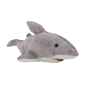 Manufacture factory new design wholesale custom children soft stuffed animal shark plush toy shark plush pillow