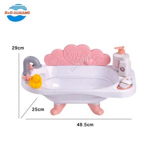 DADI OEM/ODM Hot Popular 12INCH Baby <strong>Doll</strong> <strong>Bath</strong> Play Set With Real Water Faucet - Product Image 5
