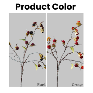 Bán Buôn Nhân Tạo Hoa Mâm Xôi Chi Nhánh Nhựa Đen Đỏ Nhân Tạo Berry Chi Nhánh Cho Đảng Trang Trí Đám Cưới Nhà - Product Image 3
